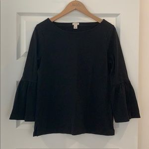 J Crew factory bell sleeve top